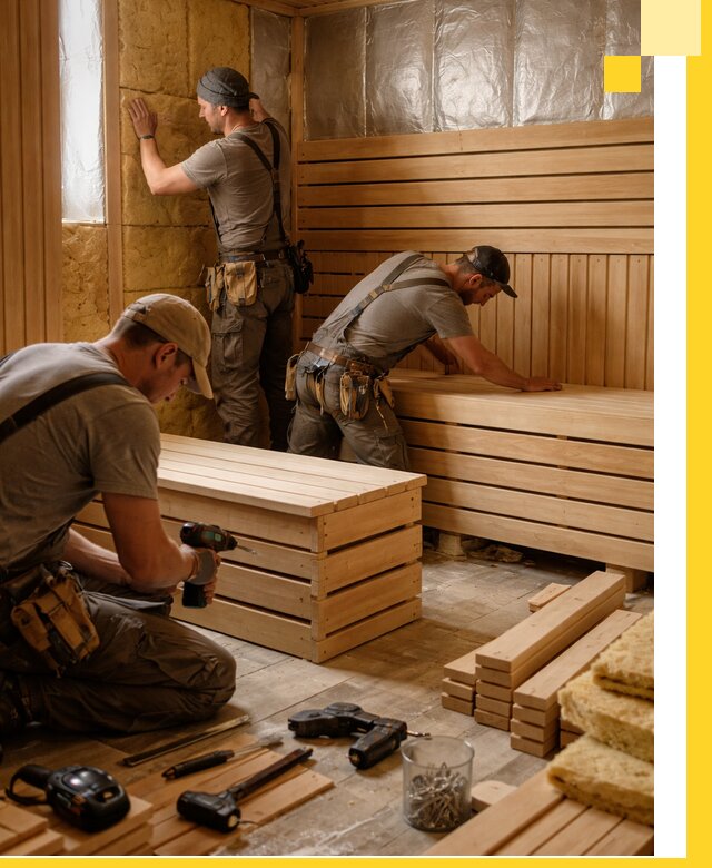 Профессиональное строительство саун под ключ в Чайковском