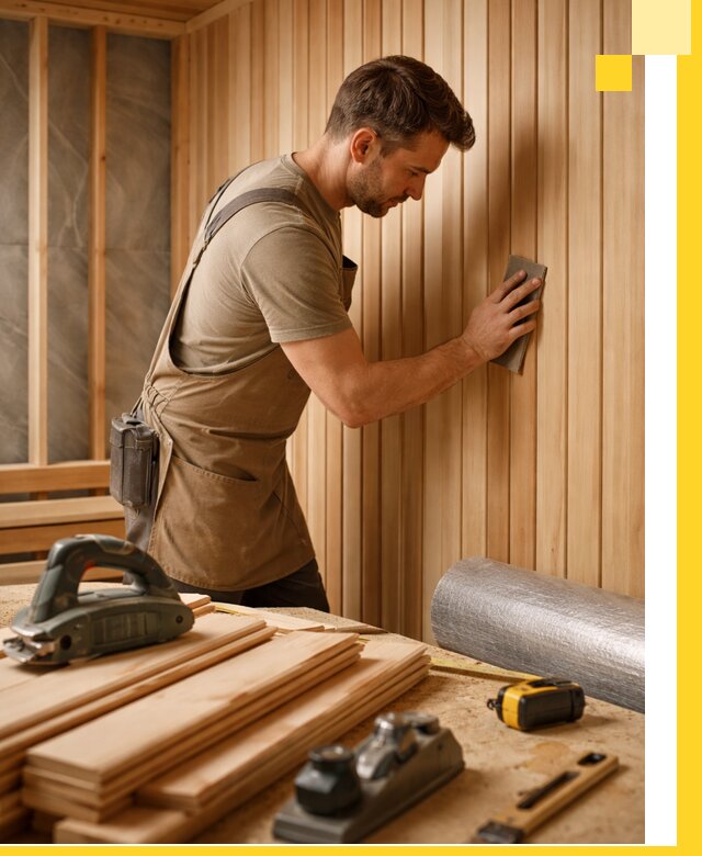 Профессиональная отделка саун и парных под ключ в Чайковском