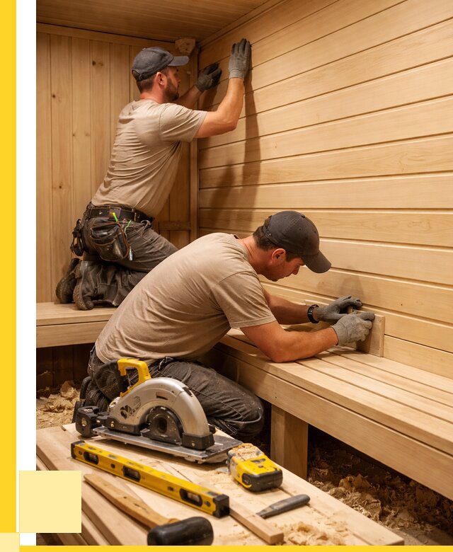 Обшивка саун вагонкой в Чайковском от 2530 р. | ЭриданЧкв