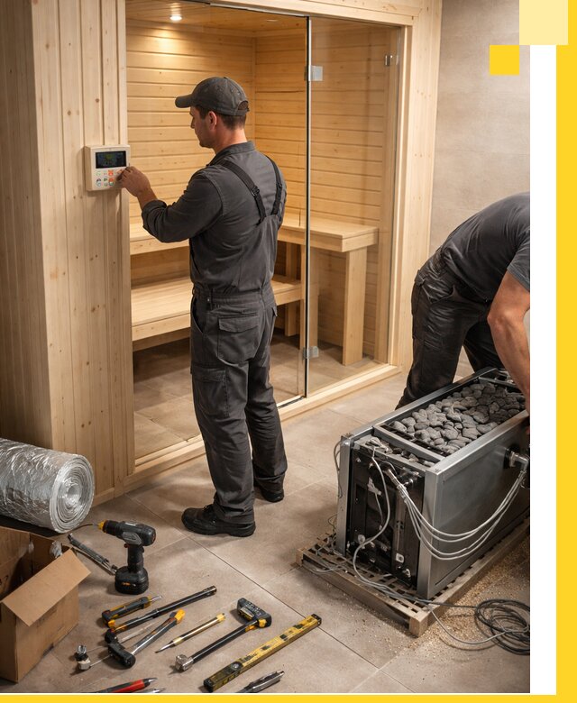 Поставка, установка и монтаж электрических саун в Чайковском