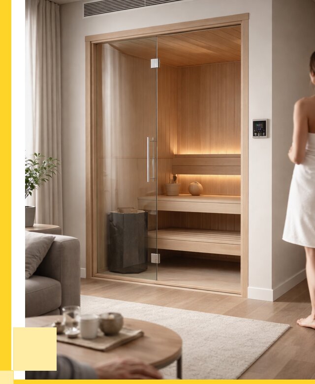 Сауна в квартире под ключ в Чайковском от 121452 р. ЭриданЧкв