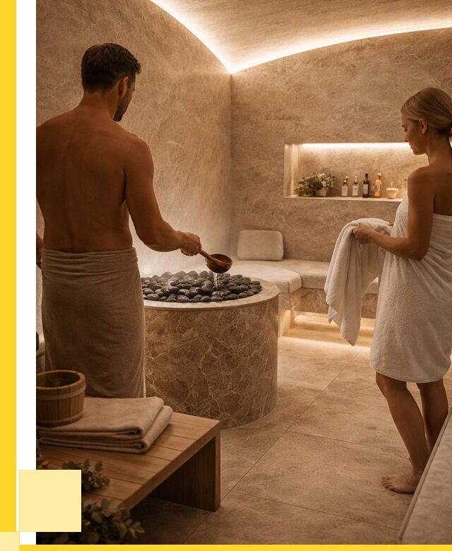 Сауны с хамамом в Чайковском от 354235 р. – проекты и монтаж | ЭриданЧкв