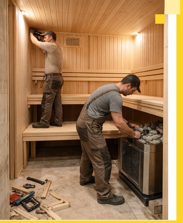 Купить сауну под ключ в Чайковском с монтажом и гарантией