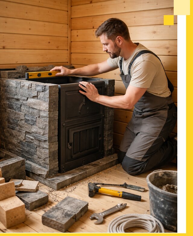 Производство и установка печей для саун под ключ в Чайковском