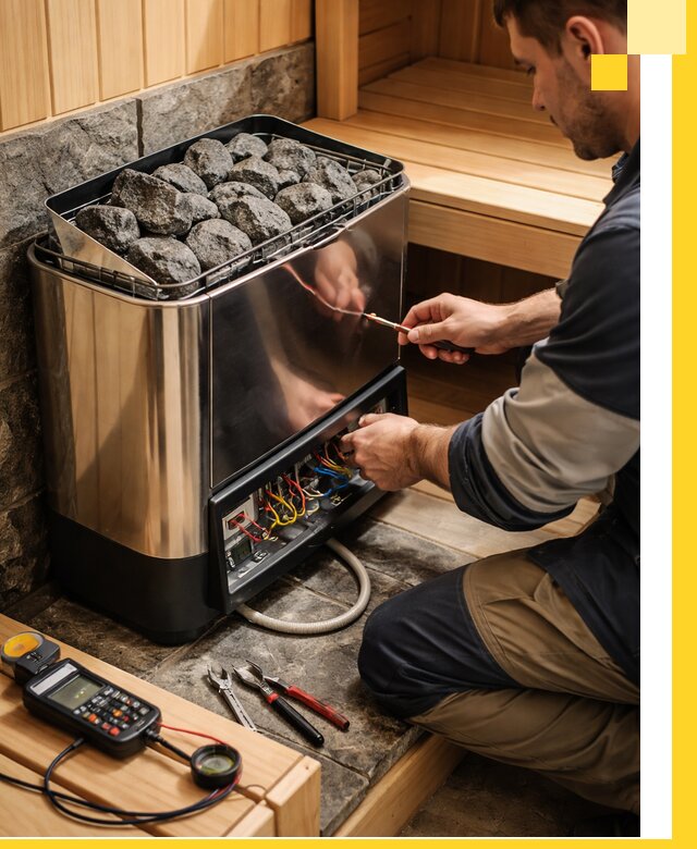 Продажа и установка электрокаменок для саун в Чайковском