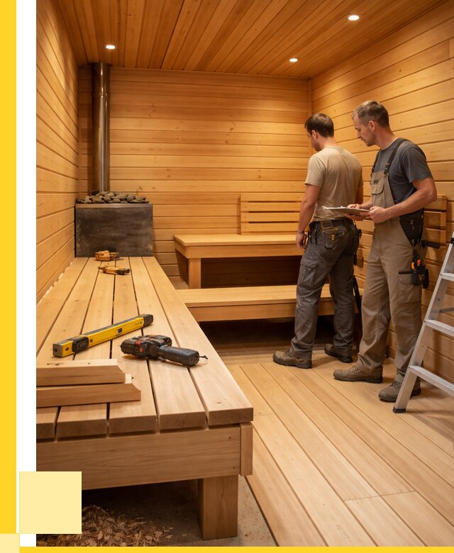 Отделка бань и саун в Чайковском по цене от 4554 р. | ЭриданЧкв