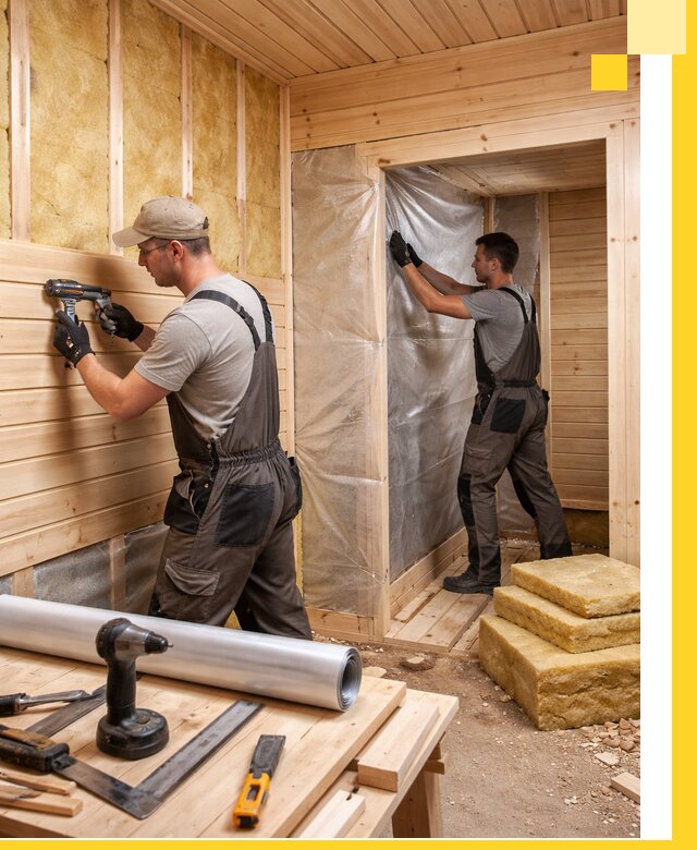 Бани под ключ в Чайковском с проектом и полным монтажом