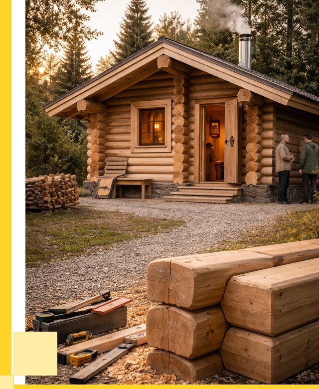 Строительство бань и комплексов в Чайковском от 455445 р.| ЭриданЧкв