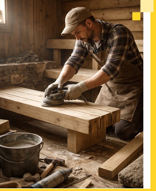 Ремонт бань под ключ в Чайковском с гарантией качества и сроков