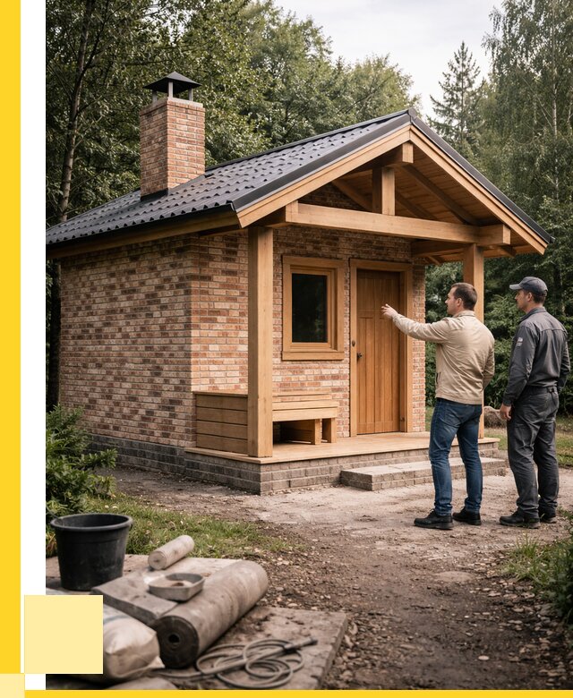 Кирпичные бани и печи в Чайковском от 354235 р. | ЭриданЧкв