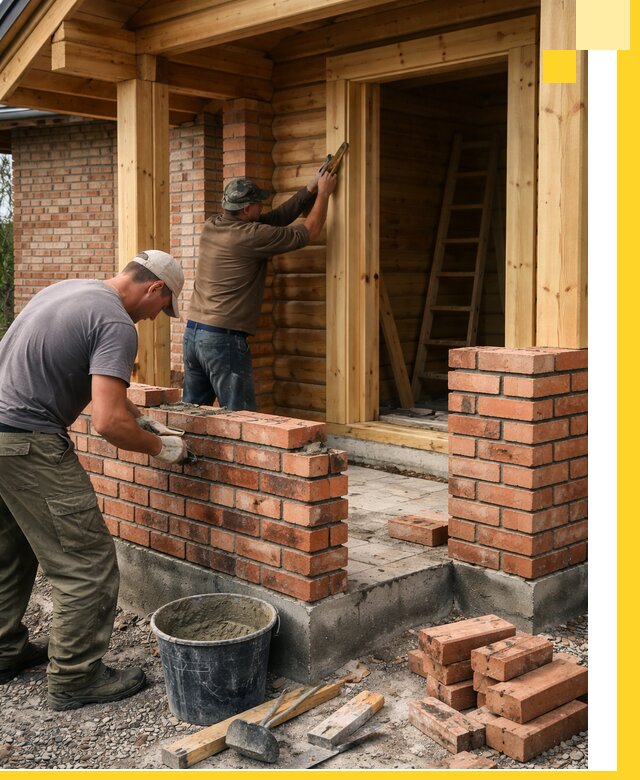 Строительство кирпичных бань под ключ в Чайковском с гарантией качества