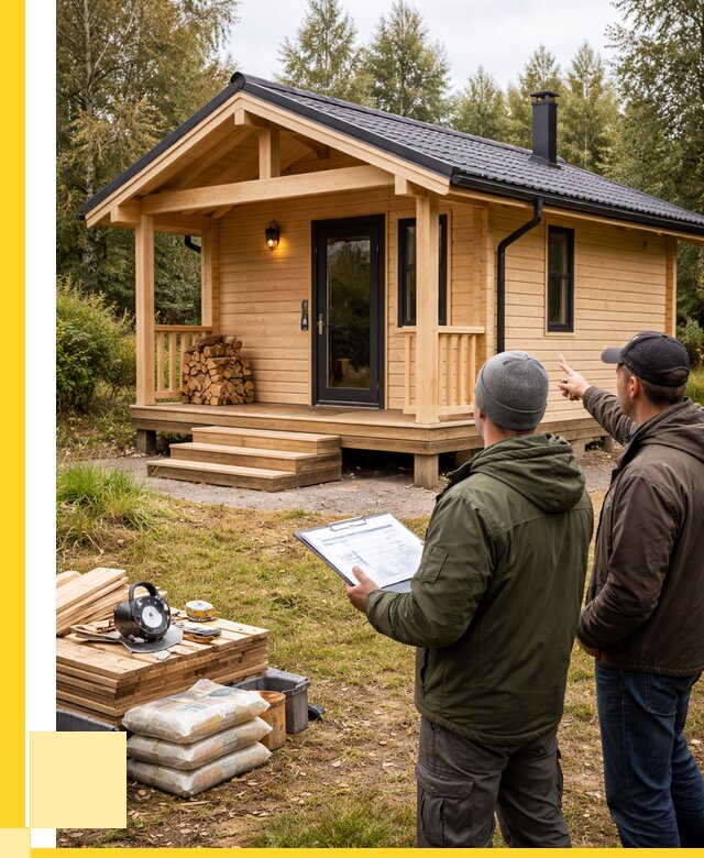 Каркасные бани под ключ в Чайковском от 303630 р. | ЭриданЧкв