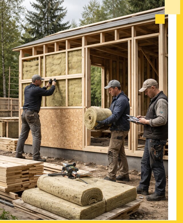 Проектирование и строительство каркасных бань в Чайковском под ключ