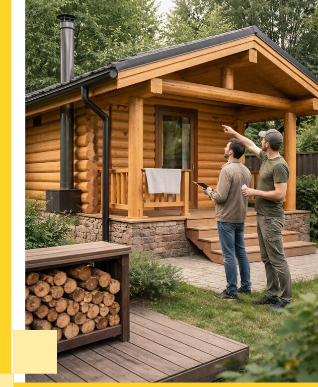 Бани для дачи под ключ в Чайковском от 253025 р. | ЭриданЧкв