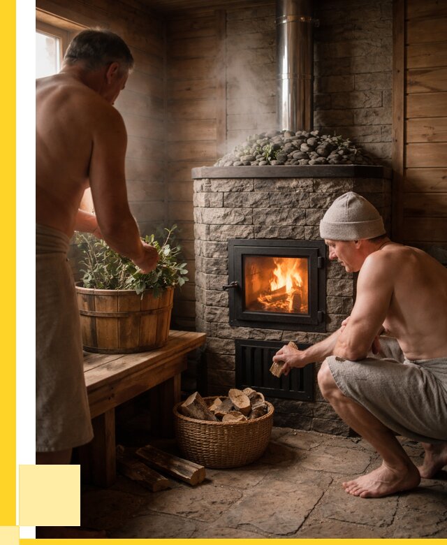 Банные печи под ключ в Чайковском от 45545 р. | ЭриданЧкв кирпичная