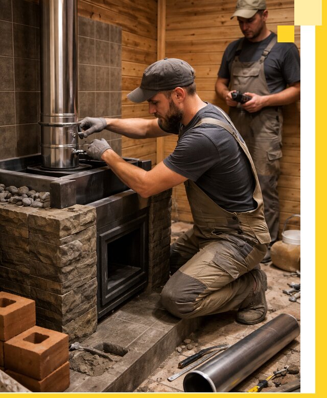 Изготовление и установка банных печей под ключ в Чайковском