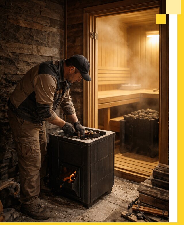 Строительство бани с сауной под ключ в Чайковском от проекта до сдачи