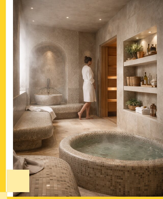 Строительство бани с хамамом в Чайковском от 759075 р. | ЭриданЧкв