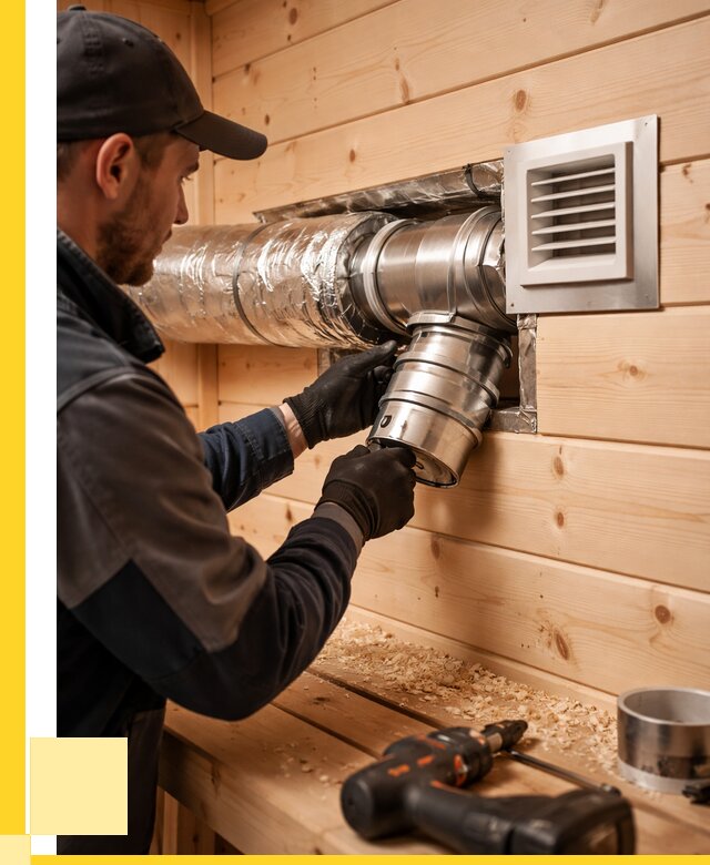 Монтаж вентиляции бани в Чайковском от 12145 р. | ЭриданЧкв