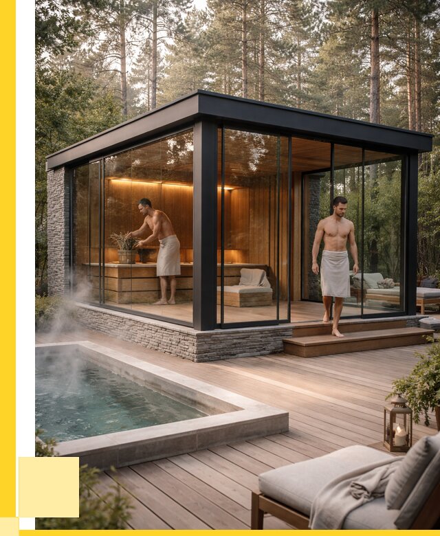 Стеклянные бани и двери в Чайковском от 455445 р. | ЭриданЧкв