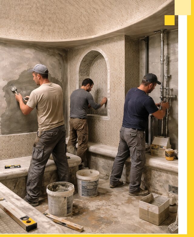 Профессиональный монтаж хамамов под ключ в Чайковском с гарантией