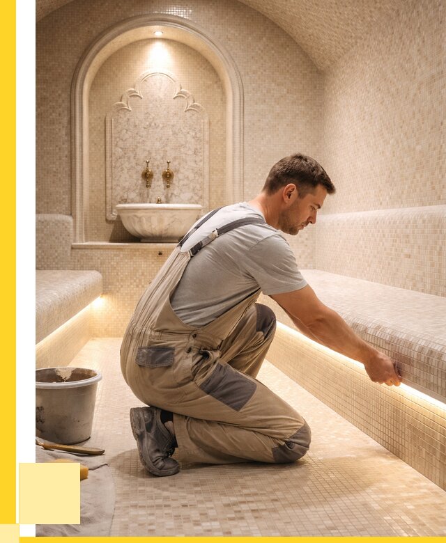 Отделка хамамов под ключ в Чайковском от 5567 р. | ЭриданЧкв