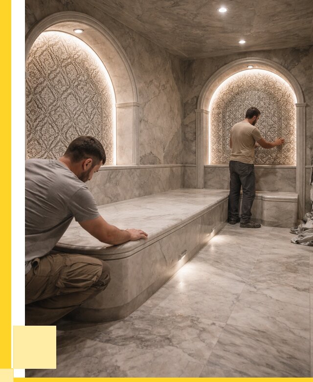 Турецкие бани под ключ в Чайковском от 253025 р. | ЭриданЧкв