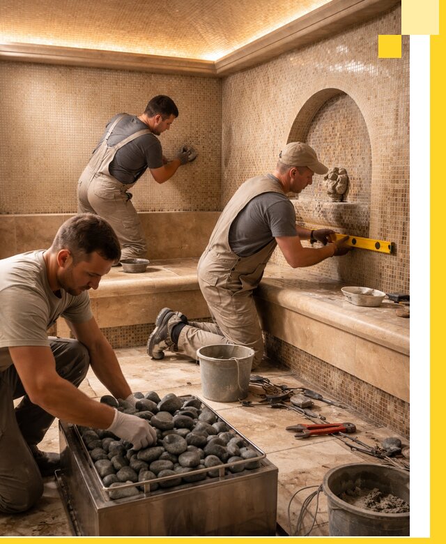 Проектирование и строительство хамама и сауны в Чайковском