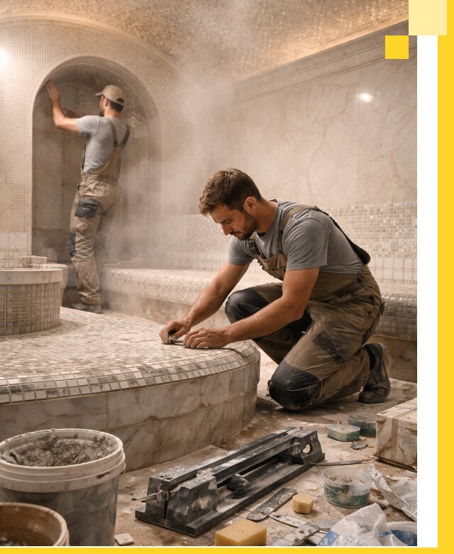 Профессиональный дизайн хамама и SPA под ключ в Чайковском