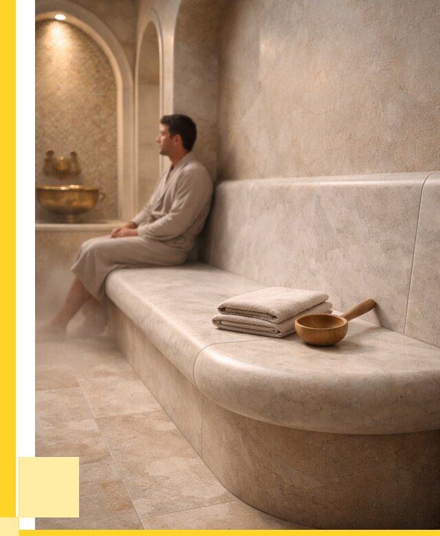 Сиденья для хамама в Чайковском под ключ от 12145 р. | ЭриданЧкв