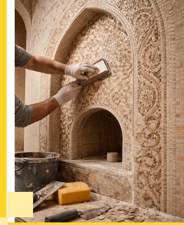 Мозаика для хамама в Чайковском под ключ от 5061 р. | ЭриданЧкв