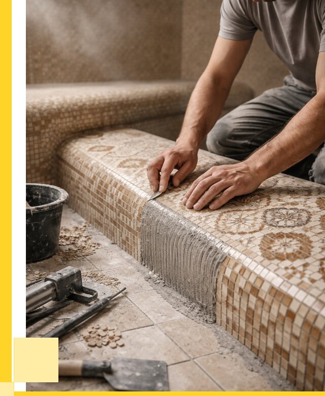 Плитка для хамама под ключ в Чайковском от 3542 р. | ЭриданЧкв