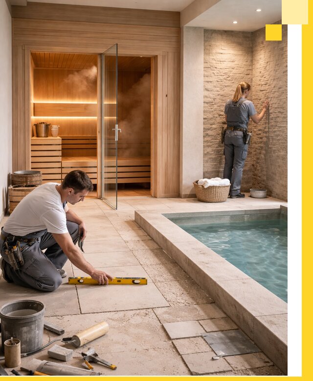 Комплексный дизайн и отделка интерьеров SPA под ключ в Чайковском